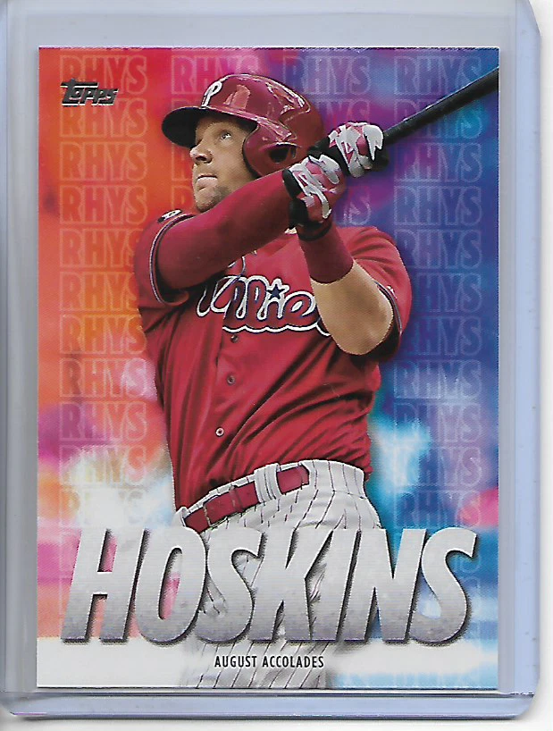 2020 Topps Series 1 Walmart Rhys Hoskins Highlights Set Insert Card #RH-10 - Image 1 of 1