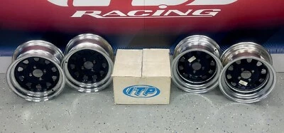 Llantas ITP 1998-2002 Suzuki 500 Quadrunner 12x7 4/90 negras cromadas nuevas de colección Foto 1 de 4