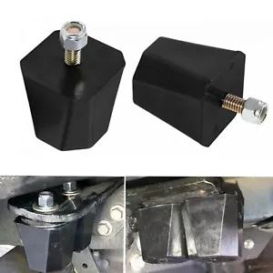 9.9136G Universal 2” Tall Bump Stop Set For Overload Spring, Leaf Spring,Axles - Foto 1 di 7