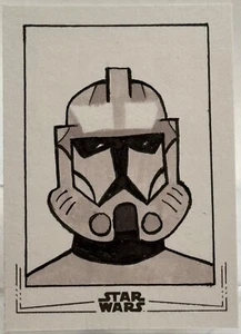 2024 Star Wars Chrome Galaxy, Antni Ellison Artist Sketch Card #1/1 - Picture 1 of 2