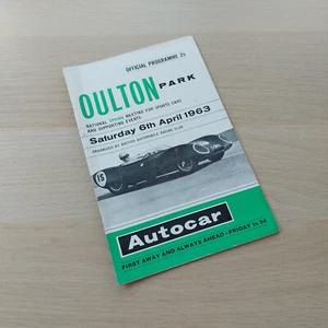 Oulton Park 1963 National Spring Meeting BARC Motorsport Official Programme - Picture 1 of 20