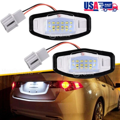 2X Placa LED luz blanca para Honda Accord 2003-2017 sedán 4 puertas 6000 k Foto 1 de 4