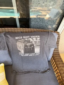Star Wars brand T Shirt medium gray “Nice Suit Vader” XL (11) - Picture 1 of 6