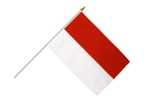 Monaco Stockflagge Flaggen Fahnen Stockfahne 30x45cm - Bild 1 von 1
