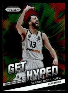 Sergio Rodriguez 2023-24 Panini Prizm Turkish Airlines EuroLeague #10 Get Hyped - Picture 1 of 2