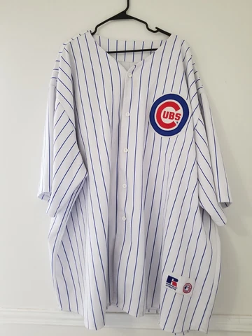 Vintage Russell Chicago Cubs Nomar Garciaparra #5 Sewn MLB Jersey Size Read Disc Cover