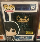 Signed Funko Pop! Anime | Kirito | EVA Bryce Papenbrook | Hot Topic | SAO 82