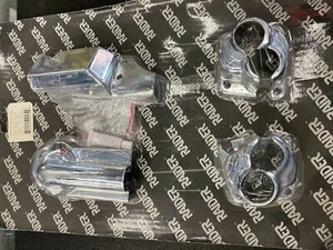 Kit de elevación cromado bomba de aceite cubierta de filtro Harley Evo Softail Touring FXR 1992-1999 - Imagen 1 de 6