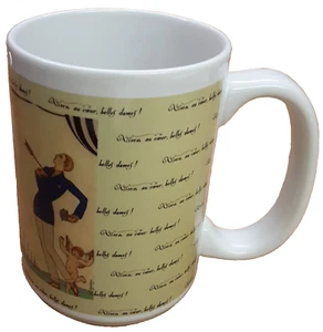 Art Deco Image Coffee Mug Cup George Barbier French Aim For The Heart... 1920’s - Picture 1 of 15
