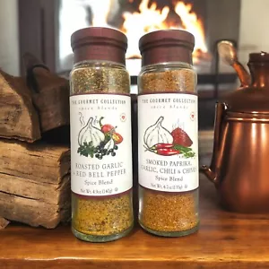 The Gourmet Collection ~ Roasted Garlic Red Bell Pepper & Smoked Paprika Garlic - Picture 1 of 2