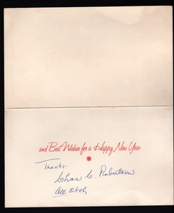 Charlie Robertson d1984 Signed Autographed Letter Beckett BAS - Picture 1 of 2