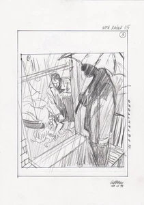 CORRADO MASTANTUONO - Original Nick Raider Board Nr.115 Skizze Cover - Bild 1 von 1
