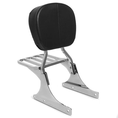 Sissy Bar + luggage rack for Harley Davidson Softail 1988-2006 chrome - Image 1 of 3