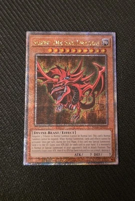 YGO Slifer the Sky Dragon Quarter Century Secret Rare NM QCR Stampede RA04-EN117 - Image 1 of 2