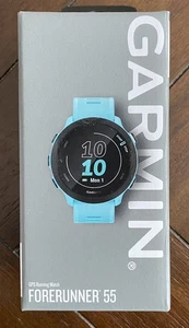 Garmin Forerunner 55 GPS-Laufuhr Sportuhr Android Wasserdicht Aqua Türkis Neu - Bild 1 von 2