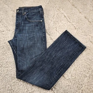 Jeans Levis 501XX Para Hombres Pierna Recta Botón Mosca Bigote Vaquero Y2K Talla 32x33.5 - Imagen 1 de 16