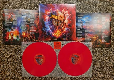 Judas Priest - Invincible Shield 2024 Lmt Ed Indie Exclusive 2xLP Red Vinyl NM! - Image 1 of 4