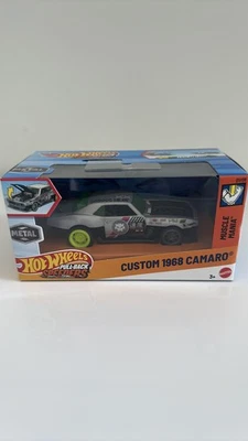 Camaro 1968 Hot Wheels Muscle Mania Pull-Back Speeders personalizado 01/06 Foto 1 de 4