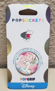 New Disney Little Mermaid Ariel W/ Flowers PopSockets Phone Grip & Stand 2021 - Picture 1 of 7