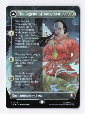 The Legend of Yangchen (Borderless) (Foil) MTG Avatar: The Last Airbender (TLA) - Image 1 of 2