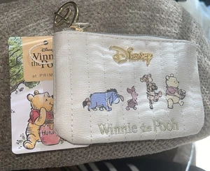 Disney Winnie Puuh Geldbörse Reißverschluss Beutel Primark Creme Eeyore Tigger Ferkel - Bild 1 von 4