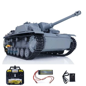 Mato 1/16 RC Almost Full Metal Stug III Tank Infrared Barrel Recoil 1226 RTR - Picture 1 of 24