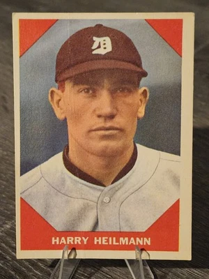 1960 Fleer Baseball Greats - Harry Heilmann #65 - Image 1 of 4