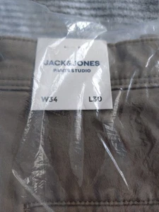 Jack and Jones Marco Chino Trousers Beige, Size 34W 30L - Picture 1 of 3