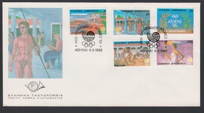 Greece FDC 1988.05.06. Olympic Games Series Z4503 - Image 1 of 4
