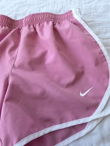 Nike Dri-Fit Girls Medium Pink Athletic Lined Shorts - Picture 1 of 6