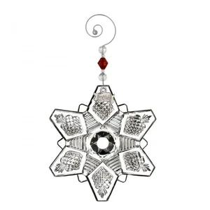 2016 WATERFORD Crystal SNOWCRYSTAL PIERCED Christmas ORNAMENT 40015632 NIB - Picture 1 of 1