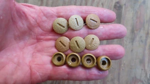 Volvo 240 242 244 245 map pocket hardware -   TAN - Picture 1 of 5