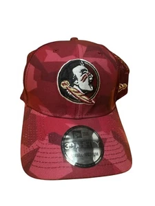 Florida State Seminoles NCAA New Era 39THIRTY Flex Hat Cap FSU Cardinal Sz S/M - Picture 1 of 4
