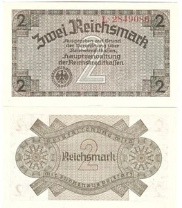 Germany - 2 Reichsmark 1940 - 1945 aUNC P. R137a Lemberg-Zp - Picture 1 of 1
