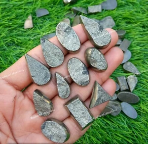 Best Quality100% Natural Pyrite Druzy Cabochon Loose Gemstone Wholesale Lot - Picture 1 of 2