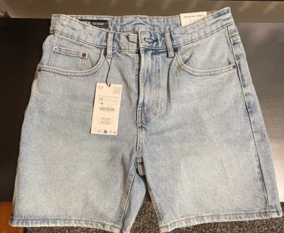 Pantalones cortos de mezclilla para hombre Zara talla 30 Foto 1 de 2