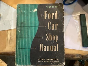 Ford Car Shop 1959 manual original - Imagen 1 de 2