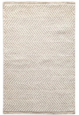 Alfombra de lana moderna anudada a mano con diseño de espiga para sala de estar, dormitorio Foto 1 de 4