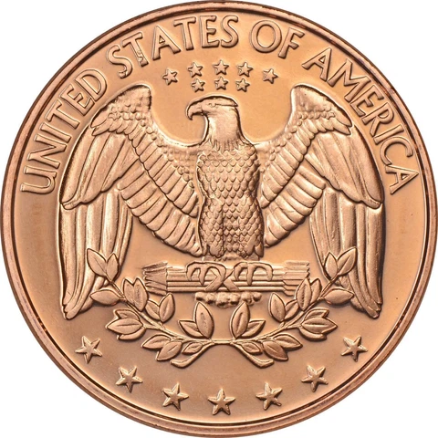 1 oz Copper Round - U.S. Quarter Cover