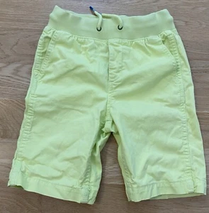 GAP Kids~Bermuda Pull On Elastic Waist Shorts~Boys S (6-7)~Cotton~Neon Yellow - Picture 1 of 7
