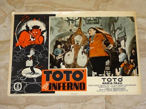 ORIGINAL FOTOUMSCHLAG TOTO' INFERNO MASTROCINQUE FRAU FALDINI - T1 - Bild 1 von 1