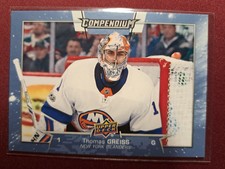 2017-18 Thomas Greiss BLUE Upper Deck Compendium #736 New York Islanders NHL