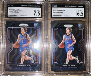2021-2022 Josh Giddey #301 Prizm CGC 7.5 Rookie LOT Select Mosaic Optic Rated RC - Picture 1 of 1