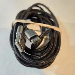 Câble de charge et de synchronisation de données micro USB 10 pieds pour téléphones Android tablettes - Photo 1 sur 4