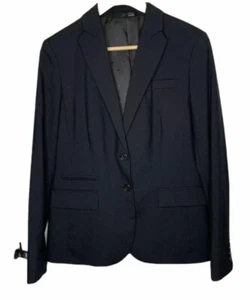 Jay Godfrey for Cintas Damen Karriere Blazer Schwarz Größe 10 Wollmischung Business - Bild 1 von 7