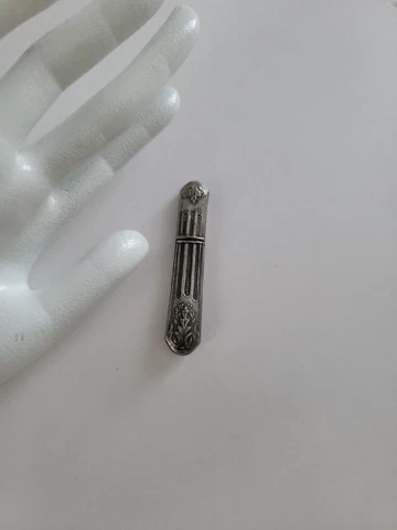 Victorian Era Silverplated Needle Case Holder Cover