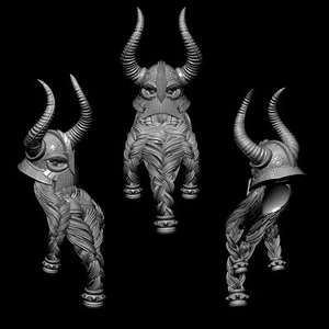 Cabeza personalizada enana barba vikinga para legiones míticas y otras figuras - Imagen 1 de 1