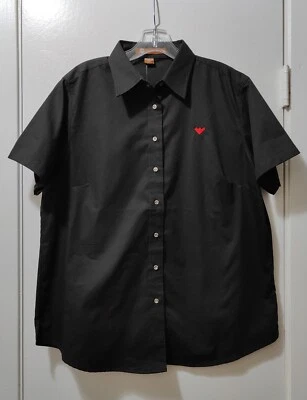 Camisa Harriton Para Hombre Negra "Weatherford" Manga Corta Con Botones Talla XL Foto 1 de 3