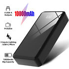 10000mAh Super Charging Power Bank 4 USB Portable Light Charger For Cell Phone