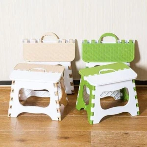 Space-saving Folding Small Stool Thickened Step Stool Bathroom Chair Household - Picture 1 of 14